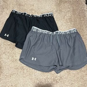 Two under armour shorts